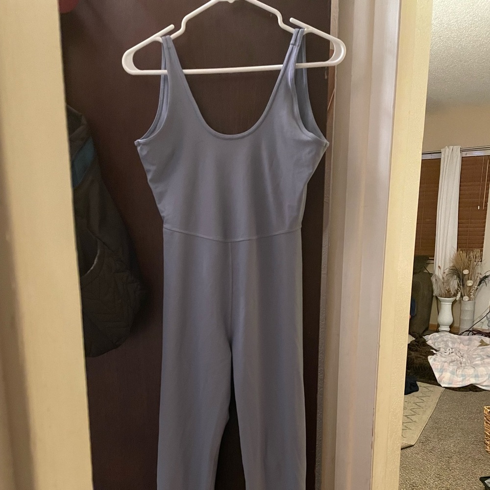 Old Navy Slate Blue Sleeveless Jumpsuit